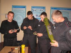 Експерти - вибухотехніки та військовослужбовці ВВ МВС України провели спільне заняття